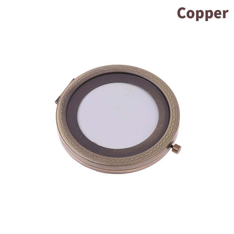 

Складное винтажное зеркало для макияжа, мини-квадратное зеркало для макияжа, портативное ручное двухстороннее компактное карманное косметическое зеркало