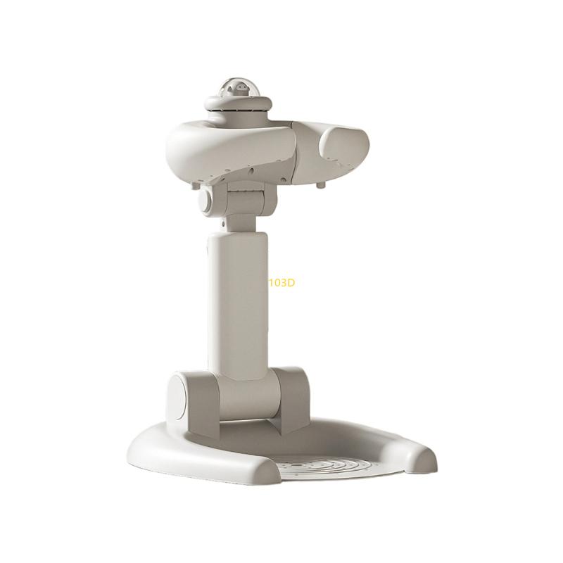 Foldable Baby Standing Bath Support Nonslip Height Adjustable Shower Rack For Toddler Safe & Motor Skill Training