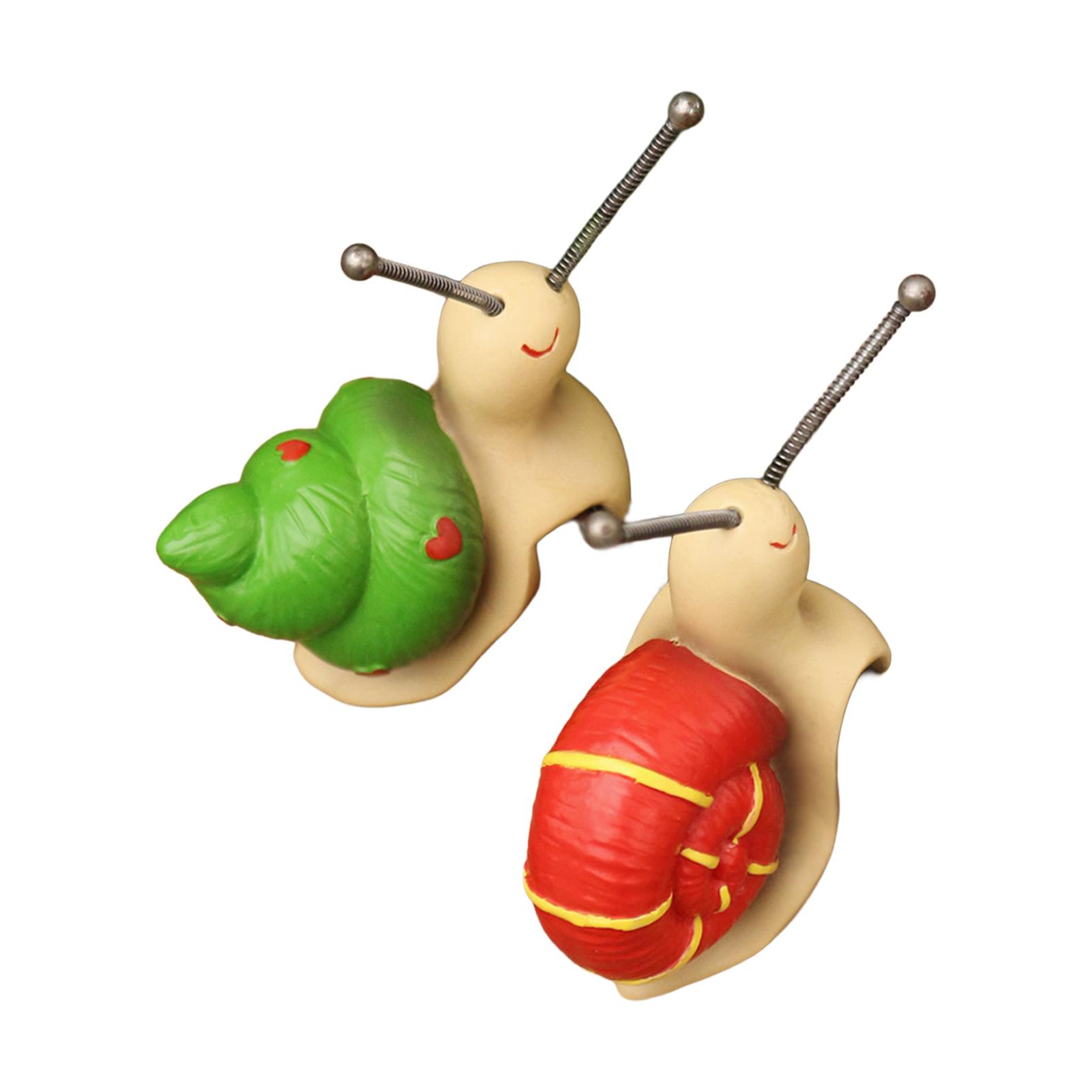 

Resin Snail Ornament Set Outdoor Garden Decoration Durable Weather Resistant Creative Designs For Yard Patio Lawn 16.5X9.2X7CM