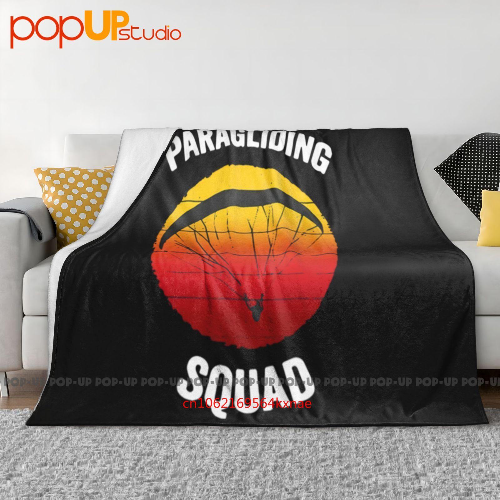 

Flying Parachute Paragliding Squad Ultra-Soft Blanket Quilt Winter Sofa Cover Bed Covers 30x40in