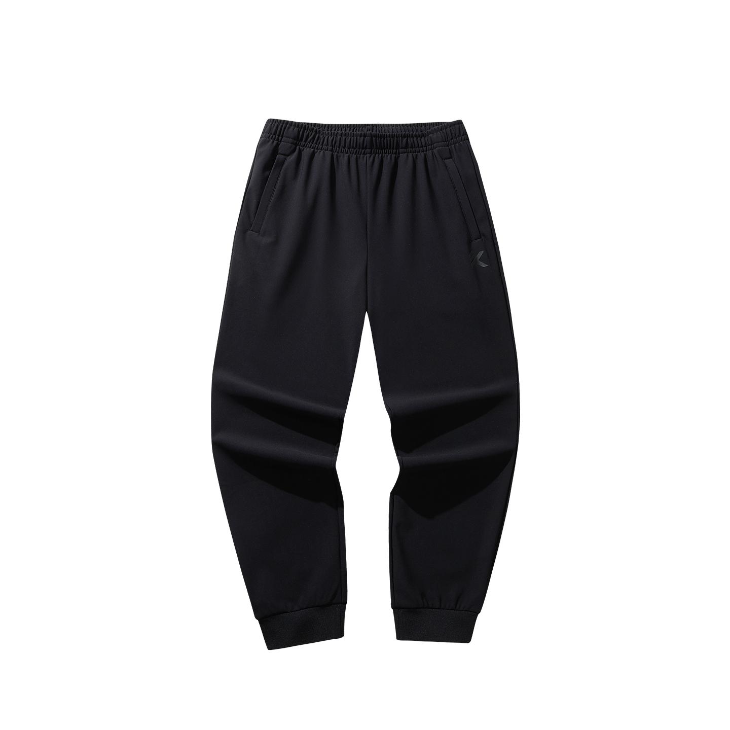 

Anta Серия KT Тренировочные баскетбольные штаны Свободный крой Манжеты Однотонные Простые Универсальные Вязаные Спортивные Длинные штаны Мужские низ Черный 152541317P-1 L