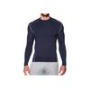 Under Armour Strong Stretch Half High Neck Long Sleeve Fitness Shirt Men tops Dark-Blue 1265648-410