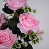 8 Colors Valentine's Day Flowers 7 Heads Natural Simulated Rose  Home Decorative
