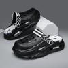 Personalized Couple EVA Hole Shoes Non-slip Wear-resistant Soft Elastic Heightening Sole Simple Leisure Outdoor