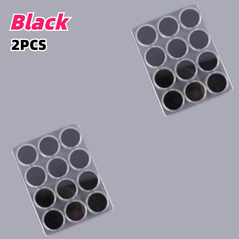 2Pcs Transparent Round Gemstone Display Collection Storage Box Jewelry Gems Loose Diamond Container Jar Organizer Tray Case&Lid