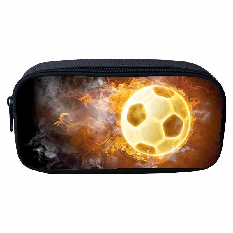 Flame Pattern Pencil Case for Kids - Cartoon Design for Primary School Boys