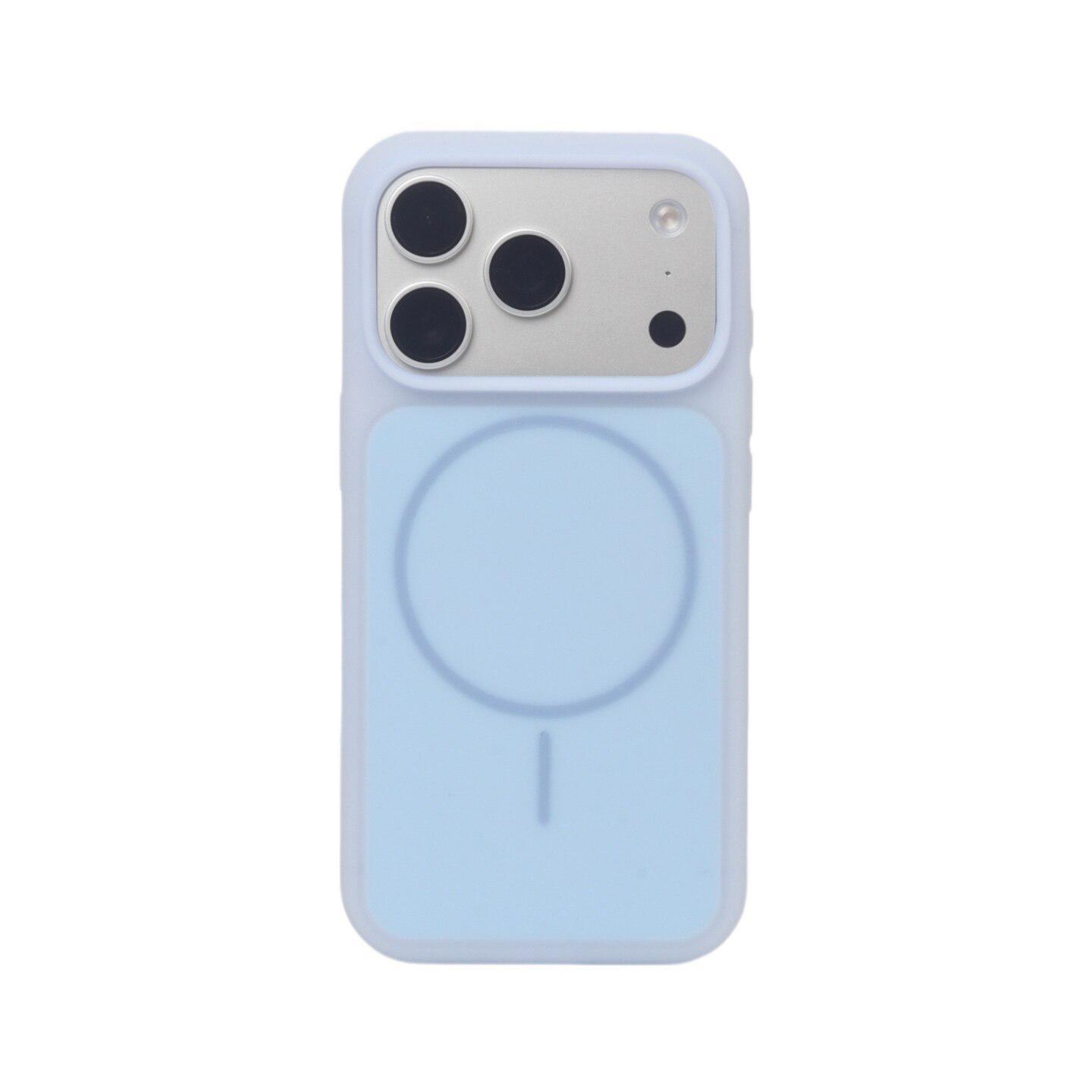 

iPhone 17 PM Silicone Jelly Color Block Magnetic Case with Integrated Camera Button for Apple 16 Pro Max iPhone 17