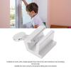 15pcs Adjustable Fit Door Window Lock Vertical Horizontal Security Door Lock  Up Down Windows