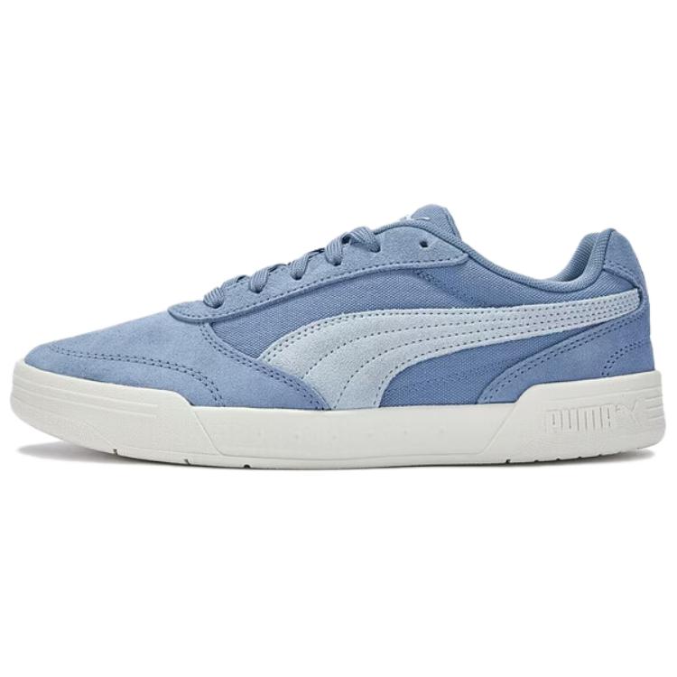 Puma C-Skate Fresh Canvas Comfortable Versatile Low-Top Skate Shoes Unisex sneaker Light-Blue 408576-02 35.5