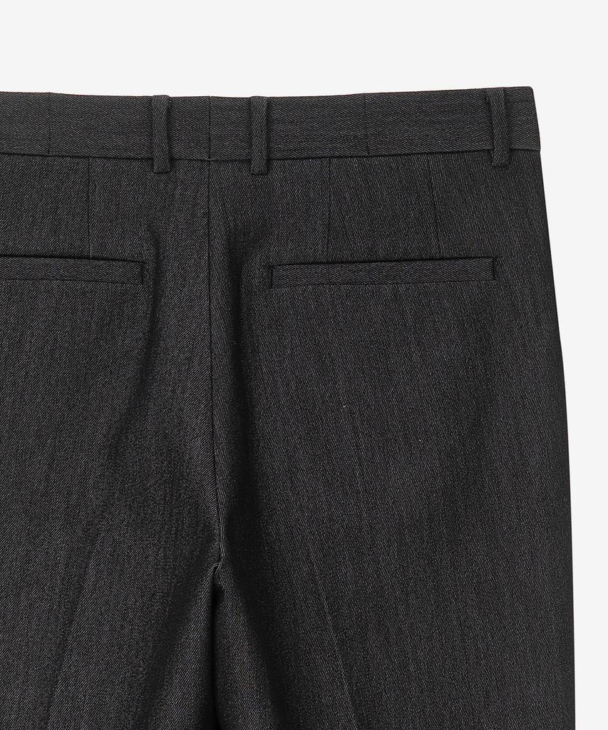 MINDBRIDGE [Couture] Denim-Like Wide One-Pleat Pants