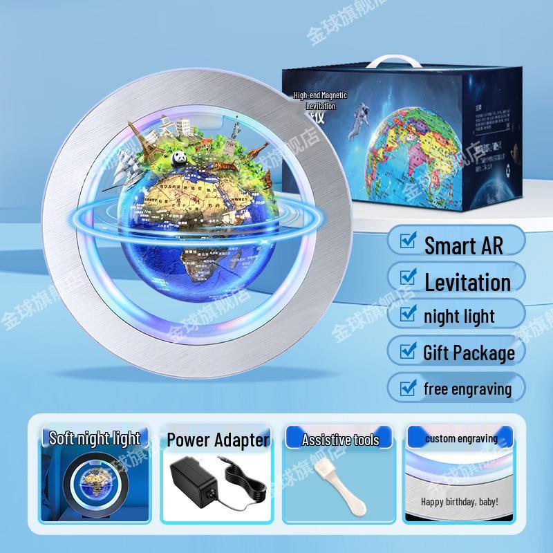 

3D Stereo Magnetic Levitating Globe - Smart Home Decor & Gift for Students
