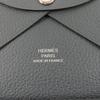 Great HERMES Coin case Calvi duo Evercolor Leather Women Used