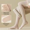 Șosete subțiri din bumbac pentru femei, cu presiune, până la gambă, culoare uni, cu tub mediu, antiderapante, cu puncte lipicioase, peste genunchi