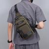 Herren Outdoor Brusttasche Multifunktionale Umhängetasche Große Kapazität Schultertasche