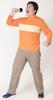 Clearstone Narikara Kenkyubu Cosplay Halloween Orange Boy Orange Men's