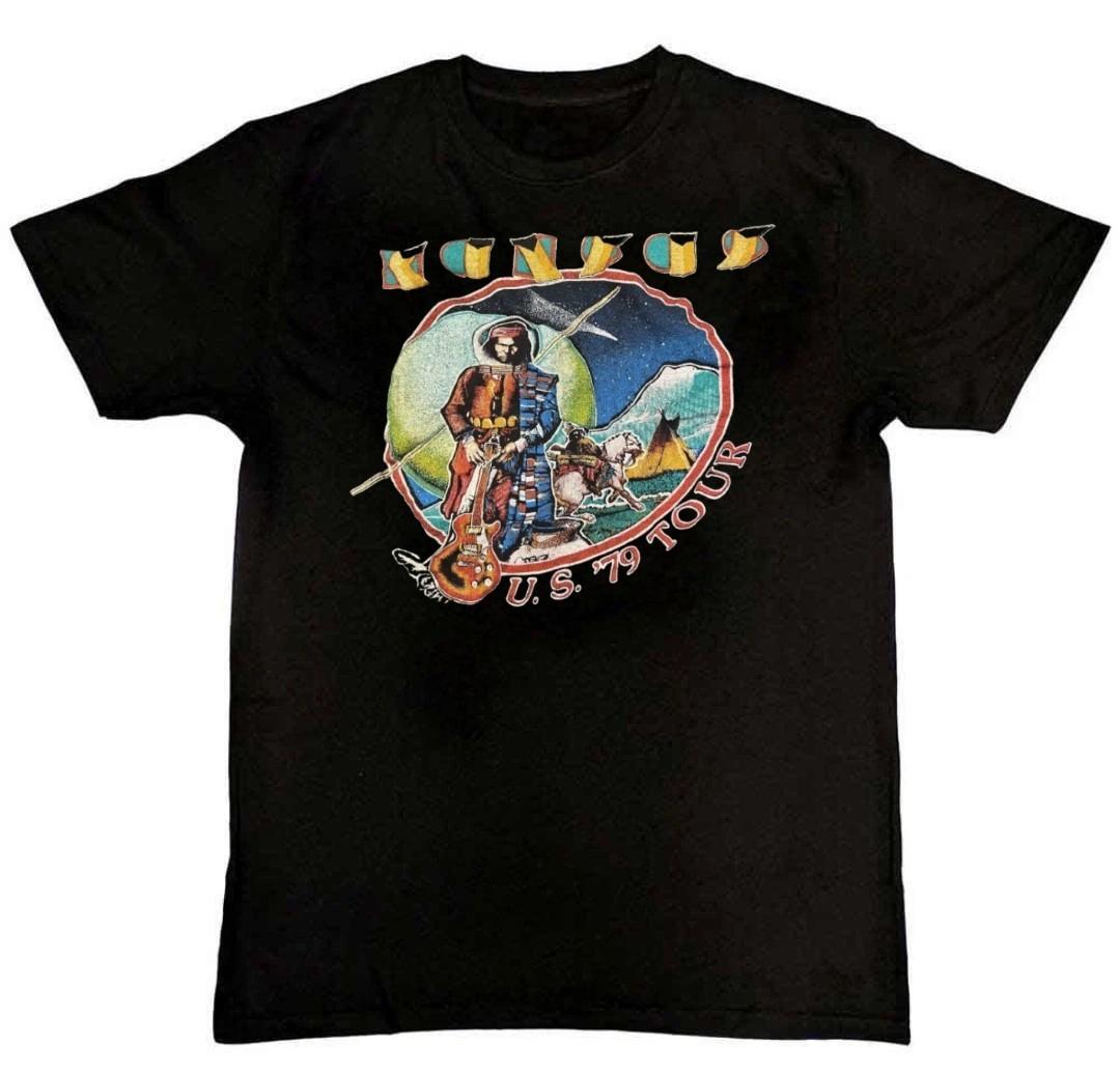 Vintage 70s 1979 Kansas Monolith Concert Band TourMens T-Shirt XXL