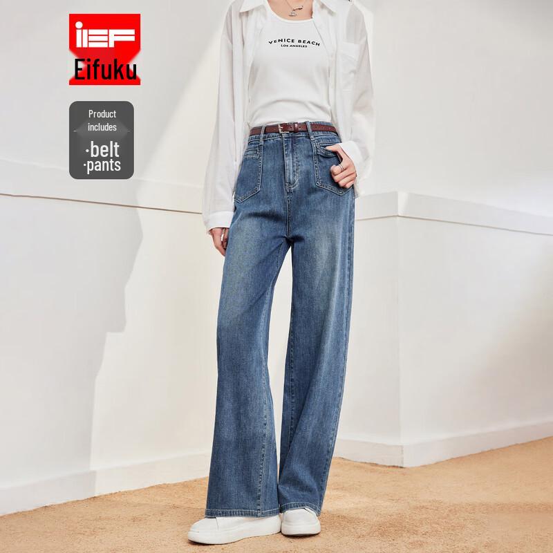 

IEF Women s Korean Style Denim Flare Pants XL