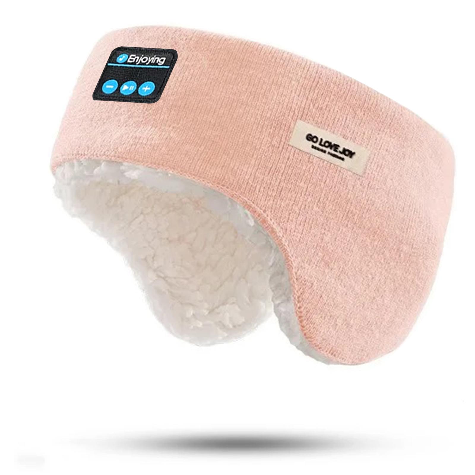 

Wireless Ear muffs Bluetooth Headphones Unisex Winter Warm Music Headset Earmuff for Women Men Fashion Outdoor Earphone with MIC рожевий