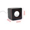 2Pcs Portable Home Bass USB Wired Laptop Notebook Mini Speaker Audio Player