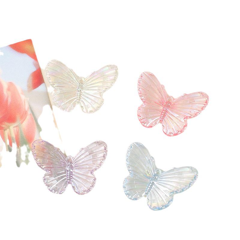 AB Butterfly Resin Accessories: Electroplating DIY Cream Glue for Mobile Case & Headdress Crafting