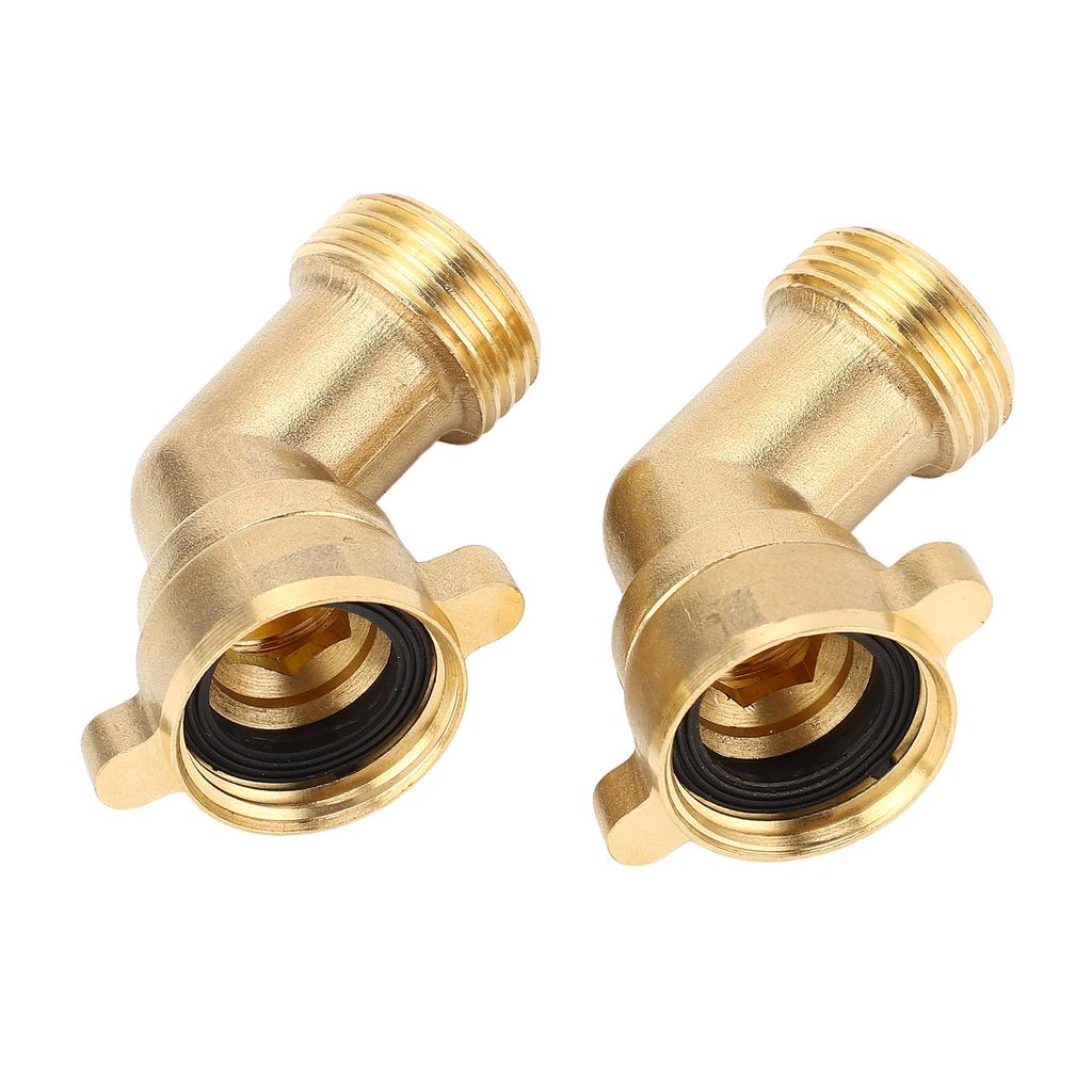 RV Water Hose Elbow Space Saving Sturdy RV Drinking Water Hose Adapter Connector for Campervan Motorhome Trailer Marine