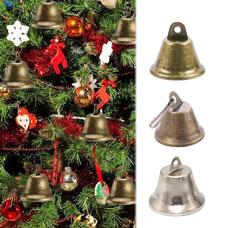 

20 шт. DIY рождественские украшения ремесло колокольчики звенящие колокольчики подвески колокольчики в винтажном стиле 31MM