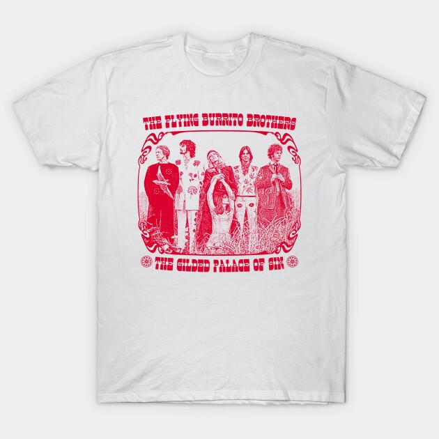 The Flying Burrito Brothers Shirt Short Sleeve White Unisex S-234XL Unisex T-Shirt S