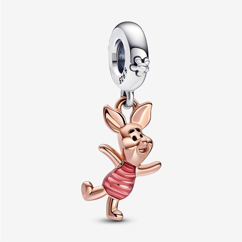 copper Do It Yourself Bead Charms Jewellery Charm Bead Charms Bracelets Mickey Minnie Princess Pumpkin Stitch Spiderman Marvel Twinkle Pandora Cute Di