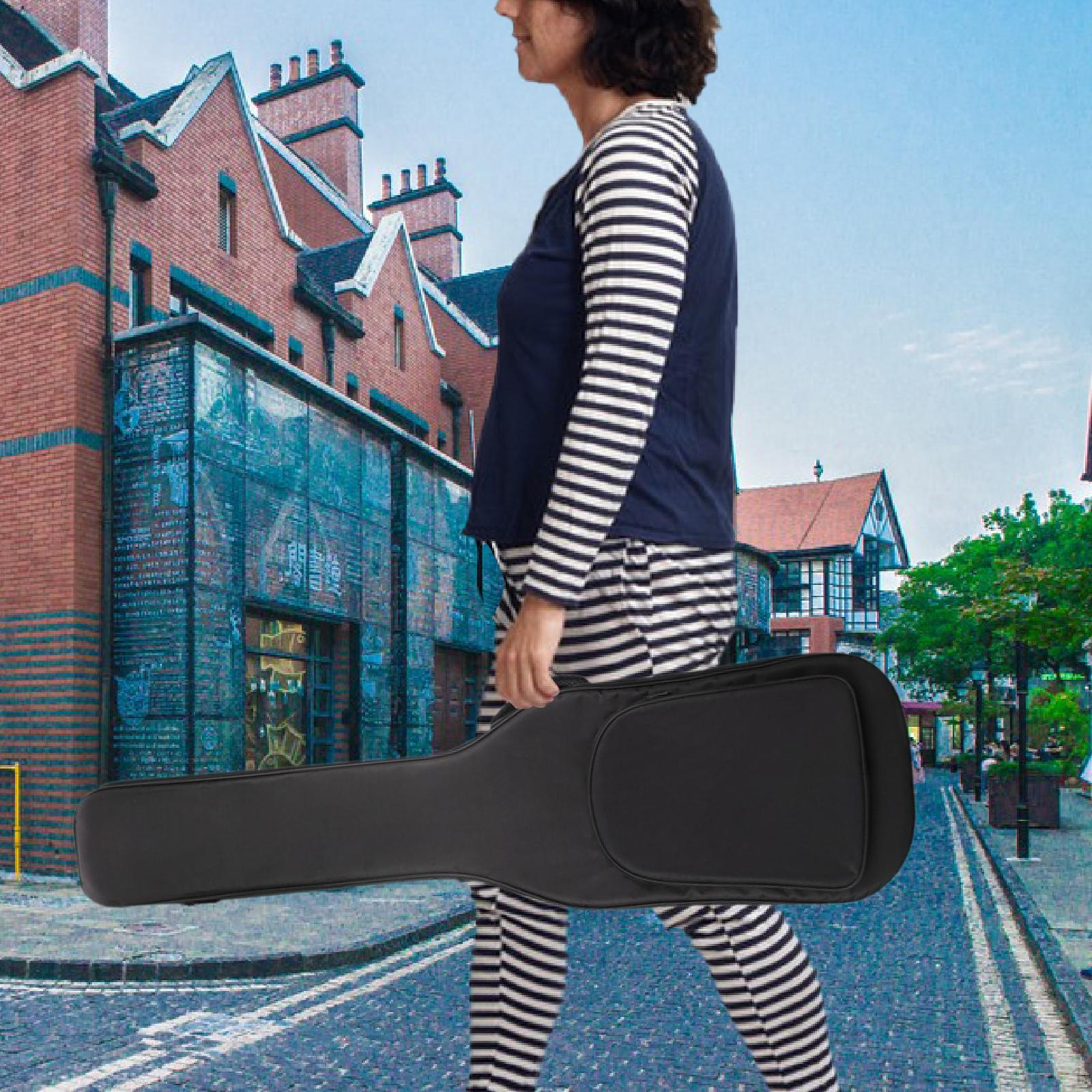 

Рюкзак для электрогитары, двойное плечо, сумка для баса, защитный чехол, коробка для хранения, концерт C