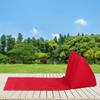 Household Inflatable Triangular Back Support Pillow Portable Folding Cushion Indoor OutdoorRed
