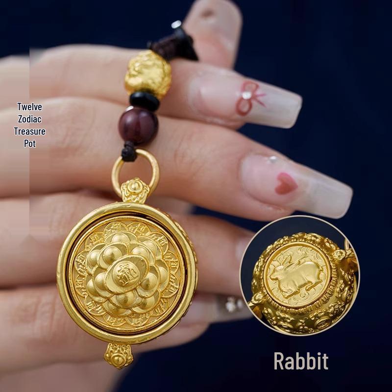 Obrotowe Zawieszki do Kluczy Zodiaku: Skarbonka Bogactwa i Wisiorki Urodzinowe