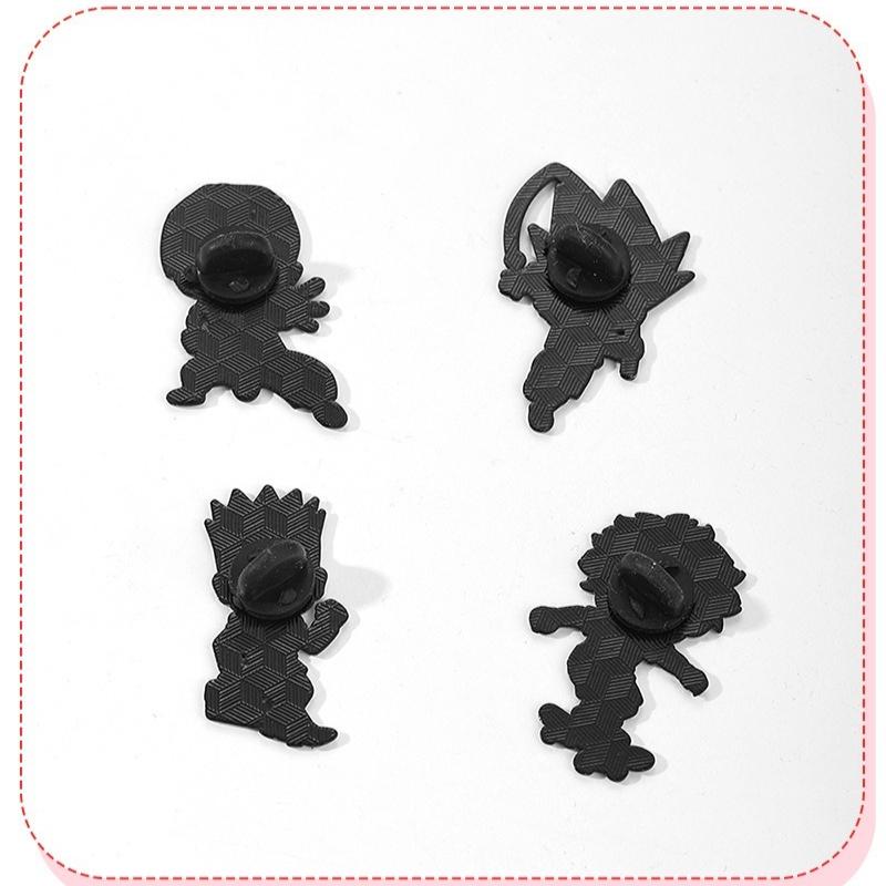 Hot New cute animation anime film and television peripheral cartoon full-time hunter cute character brooch zinc alloy badge gift