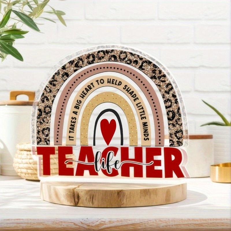 Teacher Appreciation Paperweight - Graduation & Birthday Keepsake for Educators
