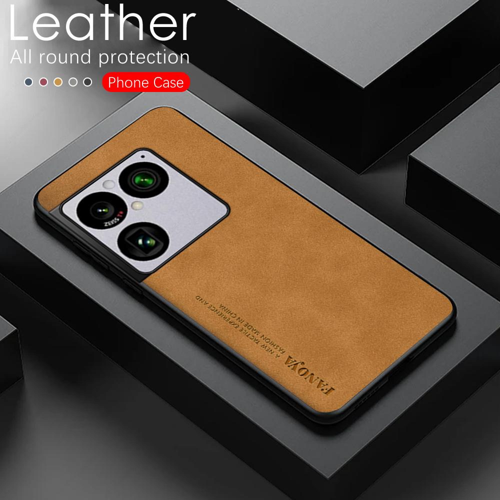 Luxury Sheepskin Leather Case For Sony Xperia 1 VIII Xperia1 8th Xperia1VIII 1VIII 5G 2026 Silicone Protection Back Cover Fundas