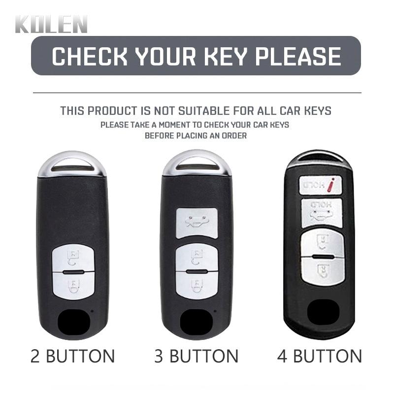 Tpu Car Remote Key Case Cover Shell Fob For Mazda 2 3 6 Atenza Axela Demio Cx-5 Cx5 Cx-3 Cx7 Cx-9 Cx30 Mx-5 Accessories Keychain