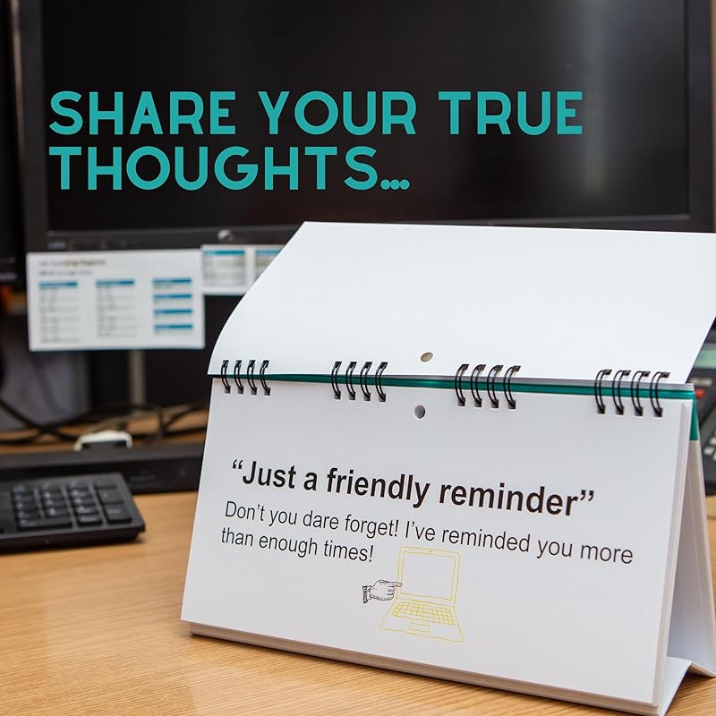 Boxer Gifts As Per My Last Email Flipbook | Novelty Desk Sign | Funny Secret Santa Gift For Colleagues
