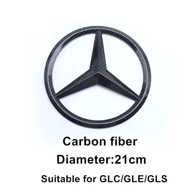 

ABS Car Front Grille Badge Decal Cover Emblem for Mercedes Benz W204 W205 W210 W211 W212 W213 C E Class GLA GLK ML GLC GLE1