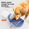 2 in 1 Design Dog Water Bottle Large Capacity Drinking Feeder Pet Drinking Bottle with Food Containe Leak-Proof