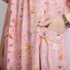 Elegant Woman Summer Dress Casual Loose Short Sleeve Long Dresses Plus Size Woman Clothing