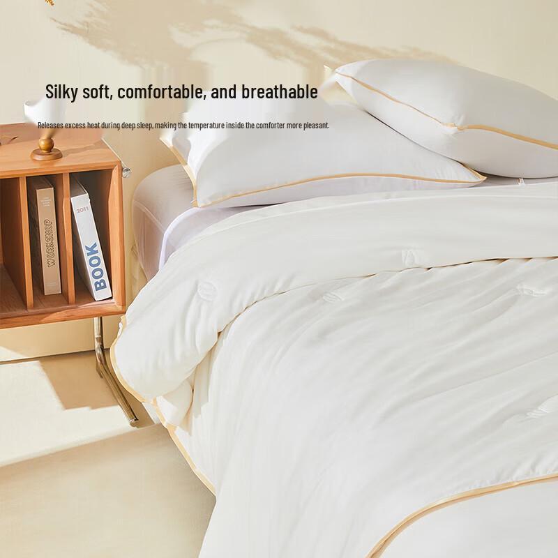 Mercury Cloud Graceful Antibacterial Tussah Silk 2-in-1 Quilt