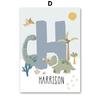 Earth Dinosaur T-Rex Brachiosaurus Nursery Wall Art Canvas Painting Nordic Dino Posters And Prints Pictures Baby Kids Room Decor