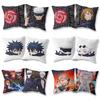 Vibrant 45x45cm Jujutsu Kaisen Cushion Cover With Double Sided Japanese Anime Design For Home Decor