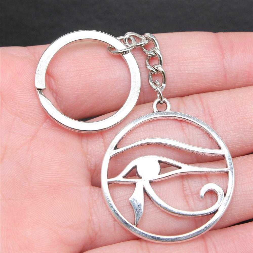 28mm Key Ring Hamsa Hand Eye Of Horus Wedding Jewelry Findings QY025