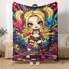 Dc Character Joker Harley Quinn Blanket Ultra-Soft Suitable for Picnics Office Chair Bedding Four Seasons Multipurpose Modern
