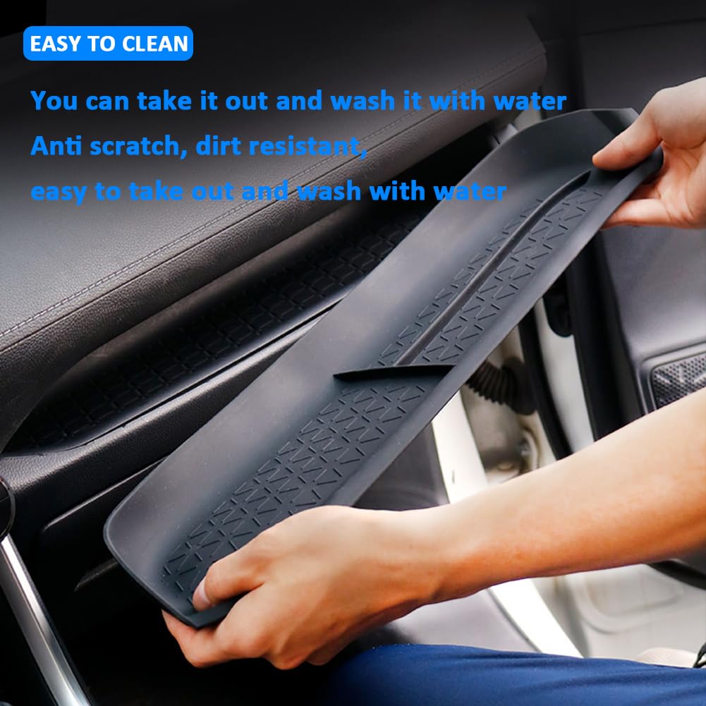 CUCHIYUN 2023 RAV4 Beifahrersitz Aufbewahrungs-Organizer-Matte Handschuhfach-Aufbewahrungs-Organizer-Schale Passt