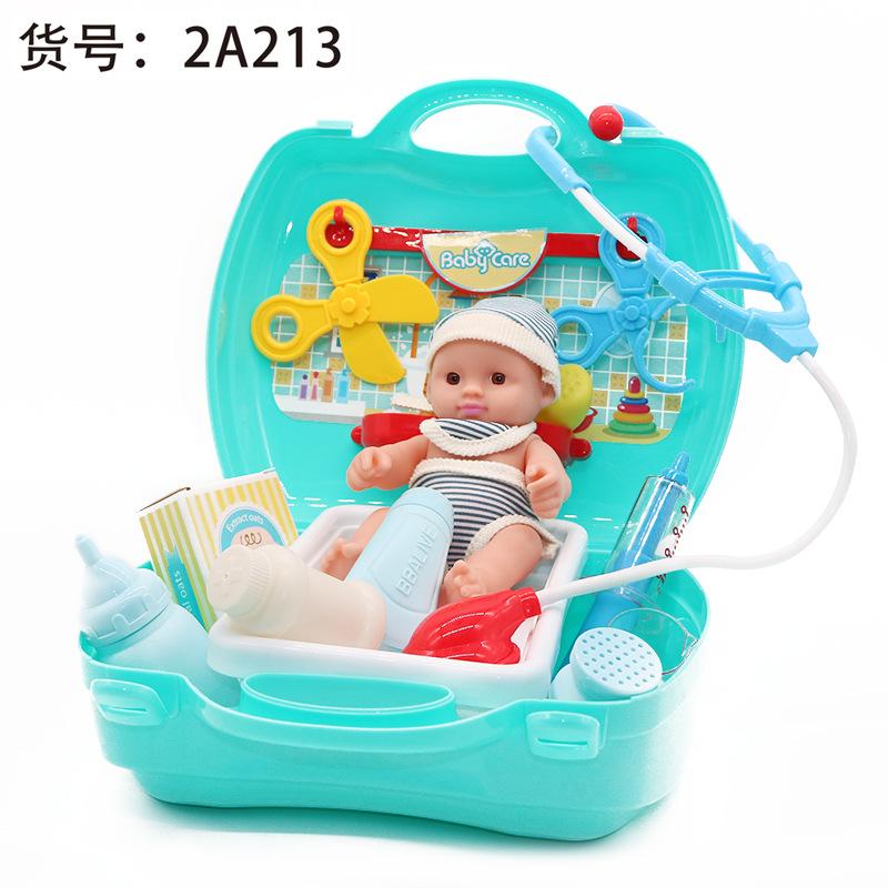 Play House Girl Boy Kitchen, Cosplay Toys Checker, Dresser, Doctor Tools Suitcase