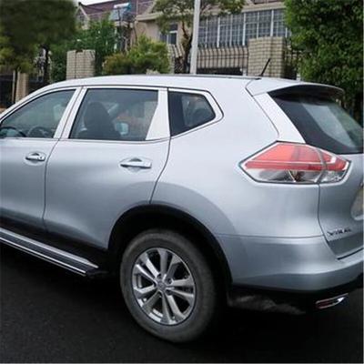 Piliers Centraux B C en Acier Inoxydable Cache Montants de Colonne de Fenêtre Garnitures Accessoires de Voiture Pour Nissan Rogue X-Trail Xtrail 2014-2017-