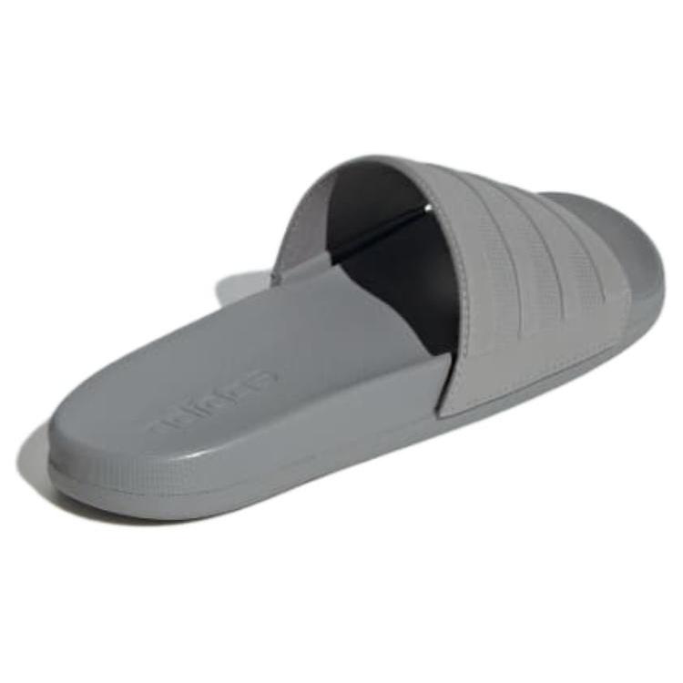 New Adidas Adilette Comfort Slides Charcoal Solid Grey ID3404