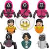 One Two Three Wooden Man Bricks Gift Boss For Minifigures Building Blocks Mini Action Figures For Children