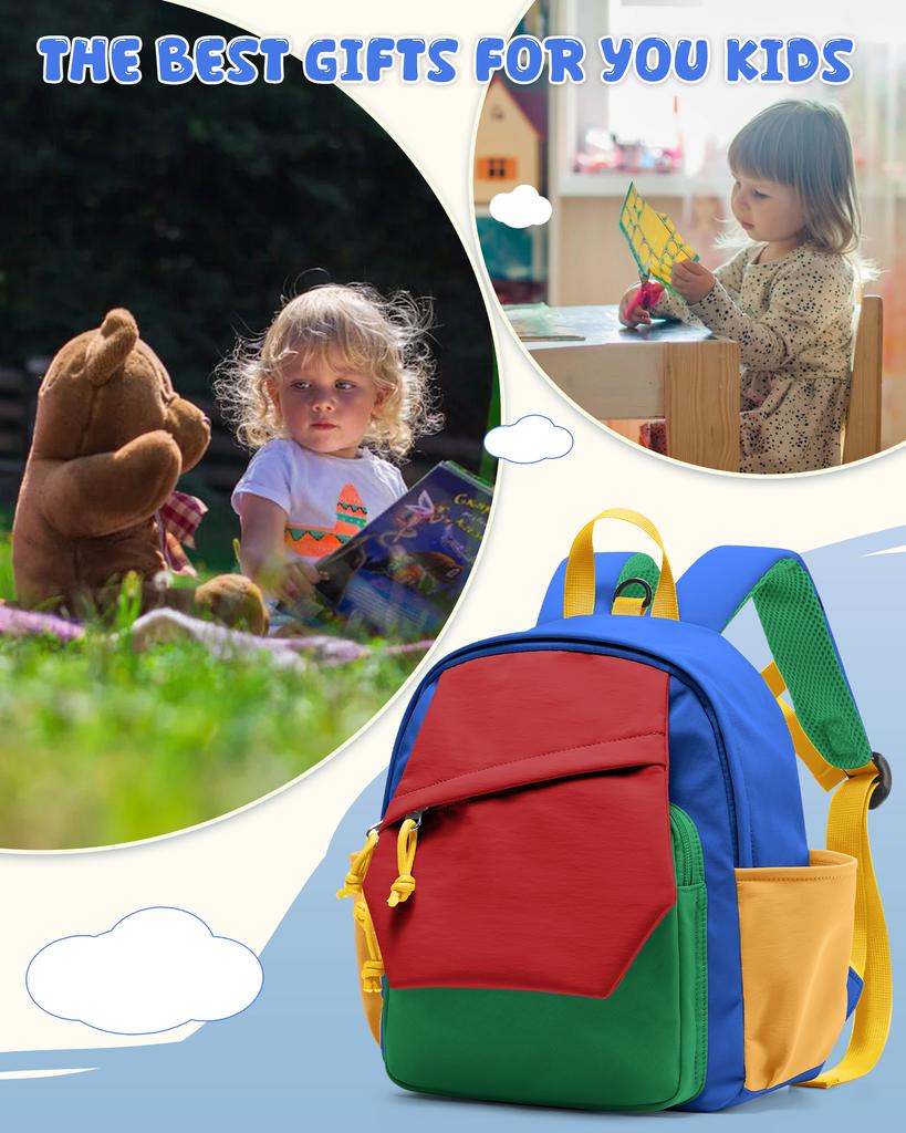 Cute Backpack For Boys & Girls, Lightweight Waterproof School Bag, Perfect For Daycare, Preschool, Kindergarten, Hiking & Travel